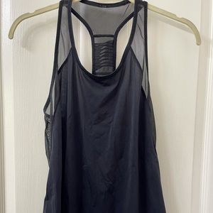 Sheer back racerback tank